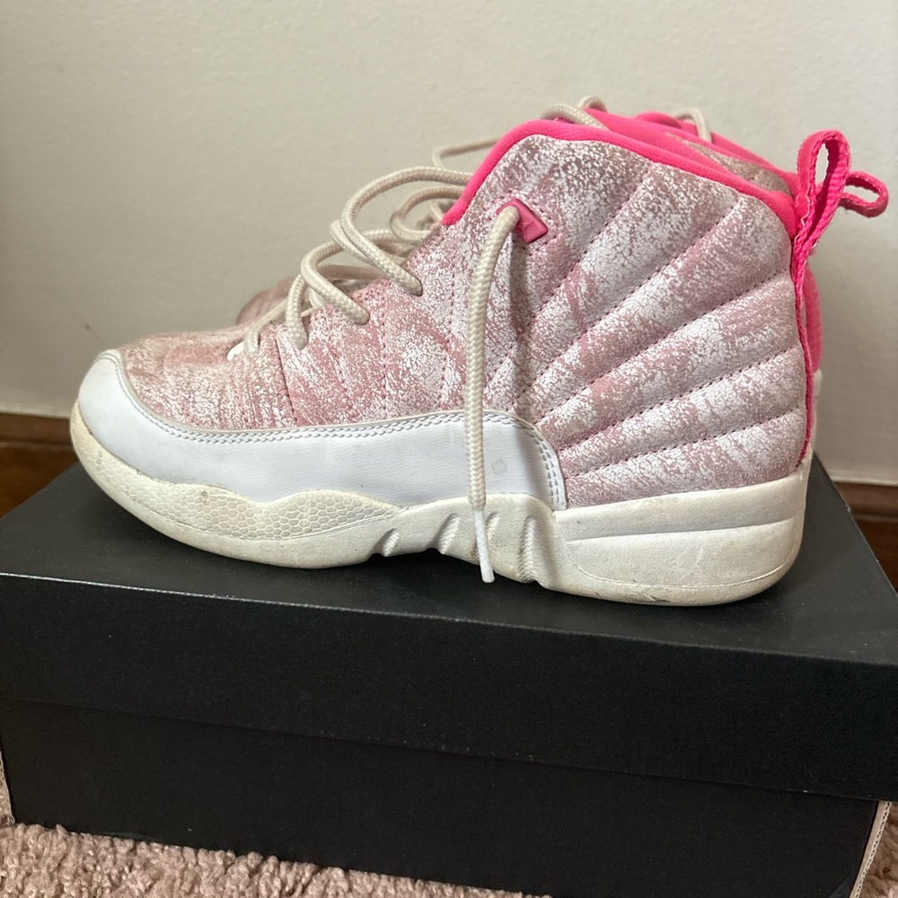 Kids Pink High-Top Sneakers
